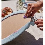 - Supla2li-8922-Gorsel4 - Realhomes  Realhomes Rengarenk Zeminli Ortanca Çiçek Desenli Dijital Baskılı Modern 2'li Yuvarlak Servis Altlığı - Supla Realhomes