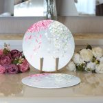 - Supla2li-8925-Gorsel3 - Realhomes Realhomes Pastel Zeminli Rengarenk Ortanca Çiçek Dijital Baskılı Modern 2'li Yuvarlak Servis Altlığı - Supla Realhomes