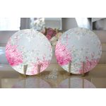 - Supla2li-8926-Gorsel2 - Realhomes Realhomes Pastel Zeminli Rengarenk Ortanca Çiçek Dijital Baskılı Modern 2'li Yuvarlak Servis Altlığı - Supla Realhomes