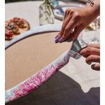 - Supla2li-8927-Gorsel4 - Realhomes Realhomes Pastel Zeminli Rengarenk Ortanca Çiçek Dijital Baskılı Modern 2'li Yuvarlak Servis Altlığı - Supla Realhomes