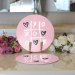 - Supla2li-9001-Gorsel3 - Realhomes Realhomes Sevgililer Günü Temalı Özel Tasarım Dijital Baskılı Modern 2'li Yuvarlak Servis Altlığı - Supla Realhomes