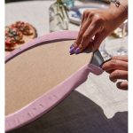 Realhomes Sevgililer Günü Temalı Özel Tasarım Dijital Baskılı Modern 2'li Yuvarlak Servis Altlığı - Supla Realhomes