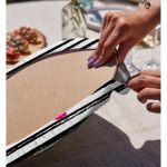 Realhomes Sevgililer Günü Temalı Özel Tasarım Dijital Baskılı Modern 2'li Yuvarlak Servis Altlığı - Supla Realhomes