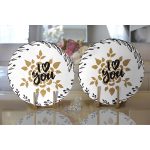 - Supla2li-9022-Gorsel2 - Realhomes Realhomes Sevgililer Günü Temalı Özel Tasarım Dijital Baskılı Modern 2'li Yuvarlak Servis Altlığı - Supla Realhomes