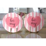 - Supla2li-9069-Gorsel2 - Realhomes  Realhomes Sevgililer Günü Temalı Özel Tasarım Dijital Baskılı Modern 2'li Yuvarlak Servis Altlığı - Supla Realhomes