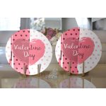 - Supla2li-9070-Gorsel2 - Realhomes Realhomes Sevgililer Günü Temalı Özel Tasarım Dijital Baskılı Modern 2'li Yuvarlak Servis Altlığı - Supla Realhomes