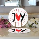 - Supla2li-9073-Gorsel3 - Realhomes  Realhomes Sevgililer Günü Temalı Özel Tasarım Dijital Baskılı Modern 2'li Yuvarlak Servis Altlığı - Supla Realhomes