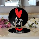 - Supla2li-9074-Gorsel3 - Realhomes Realhomes Sevgililer Günü Temalı Özel Tasarım Dijital Baskılı Modern 2'li Yuvarlak Servis Altlığı - Supla Realhomes