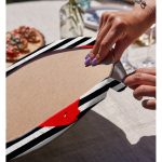 Realhomes Sevgililer Günü Temalı Özel Tasarım Dijital Baskılı Modern 2'li Yuvarlak Servis Altlığı - Supla Realhomes