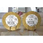 - Supla2li-9091-Gorsel2 - Realhomes Realhomes Sevgililer Günü Temalı Özel Tasarım Dijital Baskılı Modern 2'li Yuvarlak Servis Altlığı - Supla Realhomes