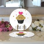 - Supla2li-9093-Gorsel3 - Realhomes Realhomes Sevgililer Günü Temalı Özel Tasarım Dijital Baskılı Modern 2'li Yuvarlak Servis Altlığı - Supla Realhomes