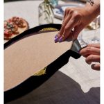 Realhomes Sevgililer Günü Temalı Özel Tasarım Dijital Baskılı Modern 2'li Yuvarlak Servis Altlığı - Supla Realhomes