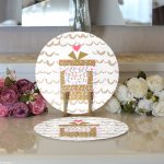 - Supla2li-9098-Gorsel3 - Realhomes Realhomes Sevgililer Günü Temalı Özel Tasarım Dijital Baskılı Modern 2'li Yuvarlak Servis Altlığı - Supla Realhomes