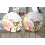 - Supla2li-9101-Gorsel2 - Realhomes Realhomes Sevgililer Günü Temalı Özel Tasarım Dijital Baskılı Modern 2'li Yuvarlak Servis Altlığı - Supla Realhomes