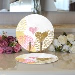 - Supla2li-9101-Gorsel3 - Realhomes Realhomes Sevgililer Günü Temalı Özel Tasarım Dijital Baskılı Modern 2'li Yuvarlak Servis Altlığı - Supla Realhomes