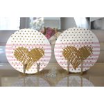 - Supla2li-9103-Gorsel2 - Realhomes Realhomes Sevgililer Günü Temalı Özel Tasarım Dijital Baskılı Modern 2'li Yuvarlak Servis Altlığı - Supla Realhomes