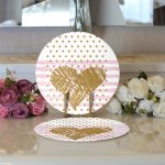 - Supla2li-9103-Gorsel3 - Realhomes Realhomes Sevgililer Günü Temalı Özel Tasarım Dijital Baskılı Modern 2'li Yuvarlak Servis Altlığı - Supla Realhomes