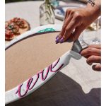 Realhomes Sevgililer Günü Temalı Özel Tasarım Dijital Baskılı Modern 2'li Yuvarlak Servis Altlığı - Supla Realhomes