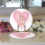 - Supla2li-9115-Gorsel3 - Realhomes Realhomes Sevgililer Günü Temalı Özel Tasarım Dijital Baskılı Modern 2'li Yuvarlak Servis Altlığı - Supla Realhomes