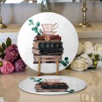 - Supla2li-9122-Gorsel1 - Realhomes Realhomes Sevgililer Günü Temalı Özel Tasarım Dijital Baskılı Modern 2'li Yuvarlak Servis Altlığı - Supla Realhomes