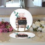 - Supla2li-9122-Gorsel3 - Realhomes Realhomes Sevgililer Günü Temalı Özel Tasarım Dijital Baskılı Modern 2'li Yuvarlak Servis Altlığı - Supla Realhomes