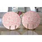 - Supla2li-9124-Gorsel2 - Realhomes Realhomes Sevgililer Günü Temalı Özel Tasarım Dijital Baskılı Modern 2'li Yuvarlak Servis Altlığı - Supla Realhomes