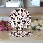 - Supla2li-9125-Gorsel3 - Realhomes Realhomes Sevgililer Günü Temalı Özel Tasarım Dijital Baskılı Modern 2'li Yuvarlak Servis Altlığı - Supla Realhomes