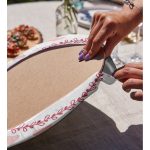 Realhomes Sevgililer Günü Temalı Özel Tasarım Dijital Baskılı Modern 2'li Yuvarlak Servis Altlığı - Supla Realhomes