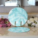 Realhomes Dijital Baskılı Modern 2'li Yuvarlak Servis Altlığı - Supla Realhomes