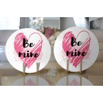 - Supla2li-9167-Gorsel2 - Realhomes Realhomes Sevgililer Günü Temalı Özel Tasarım Dijital Baskılı Modern 2'li Yuvarlak Servis Altlığı - Supla Realhomes