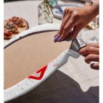 Realhomes Sevgililer Günü Temalı Özel Tasarım Dijital Baskılı Modern 2'li Yuvarlak Servis Altlığı - Supla Realhomes