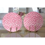 - Supla2li-9181-Gorsel2 - Realhomes Realhomes Sevgililer Günü Temalı Özel Tasarım Dijital Baskılı Modern 2'li Yuvarlak Servis Altlığı - Supla Realhomes