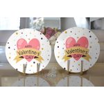 - Supla2li-9197-Gorsel2 - Realhomes Realhomes Sevgililer Günü Temalı Özel Tasarım Dijital Baskılı Modern 2'li Yuvarlak Servis Altlığı - Supla Realhomes