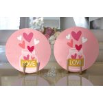 - Supla2li-9198-Gorsel2 - Realhomes  Realhomes Sevgililer Günü Temalı Özel Tasarım Dijital Baskılı Modern 2'li Yuvarlak Servis Altlığı - Supla Realhomes