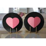 - Supla2li-9232-Gorsel2 - Realhomes Realhomes Sevgililer Günü Temalı Özel Tasarım Dijital Baskılı Modern 2'li Yuvarlak Servis Altlığı - Supla Realhomes