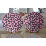 - Supla2li-9237-Gorsel2 - Realhomes Realhomes Sevgililer Günü Temalı Özel Tasarım Dijital Baskılı Modern 2'li Yuvarlak Servis Altlığı - Supla Realhomes