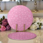 - Supla2li-9241-Gorsel1 - Realhomes Realhomes Sevgililer Günü Temalı Özel Tasarım Dijital Baskılı Modern 2'li Yuvarlak Servis Altlığı - Supla Realhomes