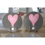 - Supla2li-9245-Gorsel2 - Realhomes Realhomes Sevgililer Günü Temalı Özel Tasarım Dijital Baskılı Modern 2'li Yuvarlak Servis Altlığı - Supla Realhomes