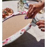 Realhomes Flamingo Desenli Dijital Baskılı Modern 2'li Yuvarlak Servis Altlığı - Supla Realhomes