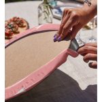 Realhomes Sevgililer Günü Temalı Özel Tasarım Dijital Baskılı Modern 2'li Yuvarlak Servis Altlığı - Supla Realhomes