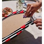 - Supla2li-9253-Gorsel4 - Realhomes Realhomes Sevgililer Günü Temalı Özel Tasarım Dijital Baskılı Modern 2'li Yuvarlak Servis Altlığı - Supla Realhomes