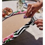 Realhomes Flamingo Desenli Dijital Baskılı Modern 2'li Yuvarlak Servis Altlığı - Supla Realhomes