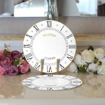 - Supla2li-9282-Gorsel3 - Realhomes  Realhomes Roma Rakamlarıyla Saat Tasarımlı Dijital Baskılı 2'li Yuvarlak Servis Altlığı - Supla Realhomes