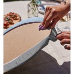 - Supla2li-9284-Gorsel4 - Realhomes Realhomes Hello Beautiful Mavi & Gri Dijital Baskılı Modern 2'li Yuvarlak Servis Altlığı - Supla Realhomes