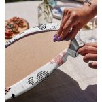 Realhomes Kaktüs Desenli Dijital Baskılı Modern 2'li Yuvarlak Servis Altlığı - Supla Realhomes