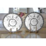 - Supla2li-9291-Gorsel2 - Realhomes Realhomes Mermer Tasarımlı Modern Dijital Baskılı 2'li Yuvarlak Servis Altlığı - Supla Realhomes