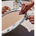 - Supla2li-9291-Gorsel4 - Realhomes Realhomes Mermer Tasarımlı Modern Dijital Baskılı 2'li Yuvarlak Servis Altlığı - Supla Realhomes