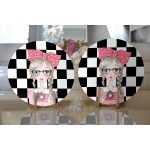 - Supla2li-9297-Gorsel2 - Realhomes Realhomes Dama Zeminli Fotoğraf Çeken Kız Tasarımlı 2'li Yuvarlak Servis Altlığı - Supla Realhomes