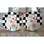 - Supla2li-9302-Gorsel2 - Realhomes Realhomes Dama Zeminli Fotoğraf Çeken Kız Tasarımlı 2'li Yuvarlak Servis Altlığı - Supla Realhomes