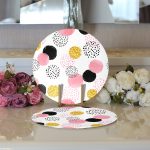 - Supla2li-938-Gorsel3 - Realhomes Realhomes Dijital Baskılı Modern 2'li Yuvarlak Servis Altlığı - Supla Realhomes